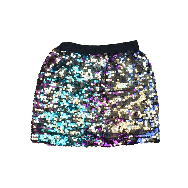 Rockets Of Awesome Silver | Purple | Turqouise | Sequins Skirt 3T 
