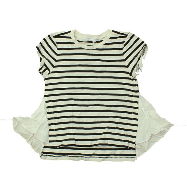 Rockets Of Awesome White | Black | Stripes T-Shirt 3T 