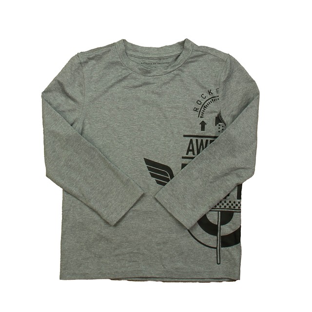 Rockets Of Awesome Gray Long Sleeve T-Shirt 4T 