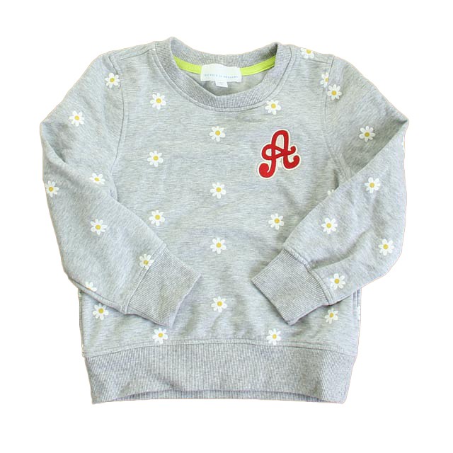 Rockets Of Awesome Gray Floral Sweatshirt 5T 