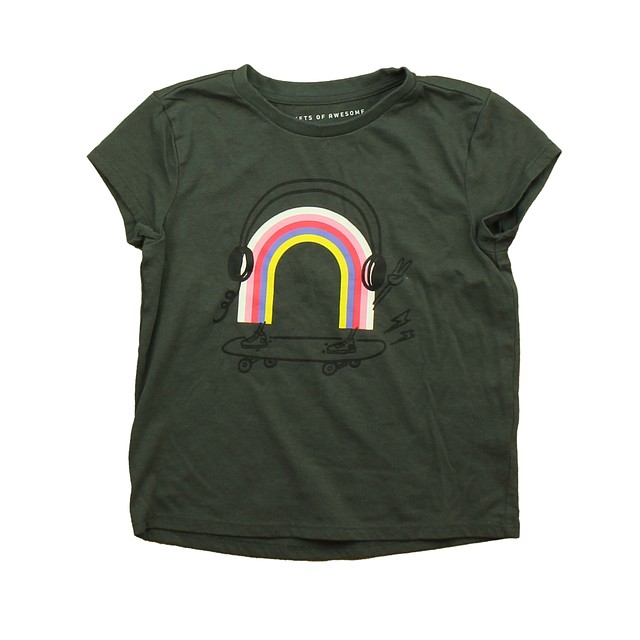 Rockets Of Awesome Grey | Rainbow T-Shirt 5T 