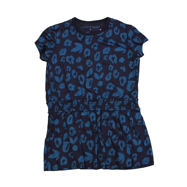Rockets Of Awesome Navy | Teal Dress 5T 