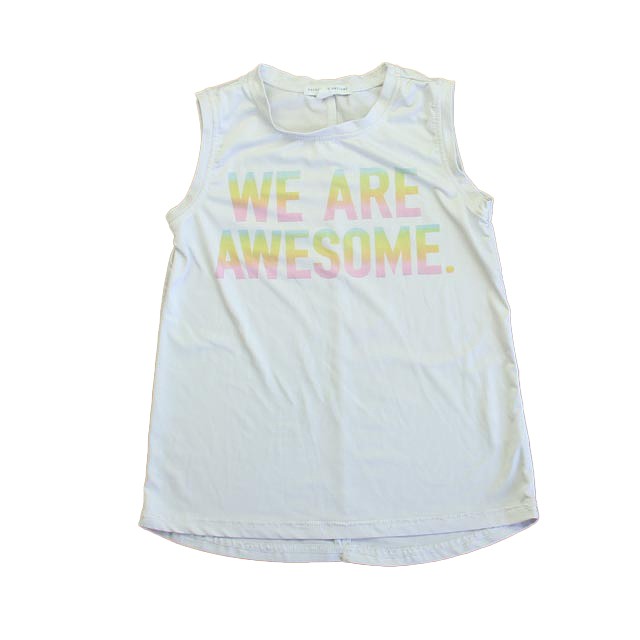 Rockets Of Awesome White | Multi Tank Top 6-7 Years 