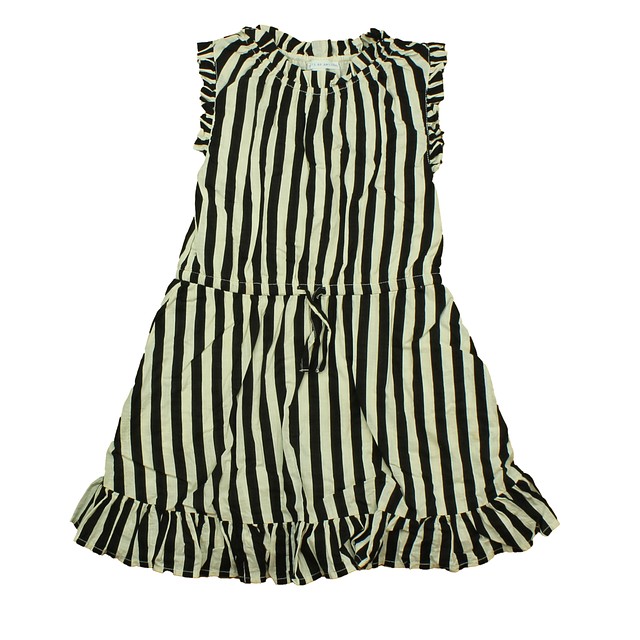 Rockets Of Awesome Black | White | Stripes Dress 6 Years 