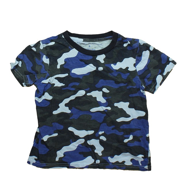 Rockets Of Awesome Blue | Camo T-Shirt 6 Years 