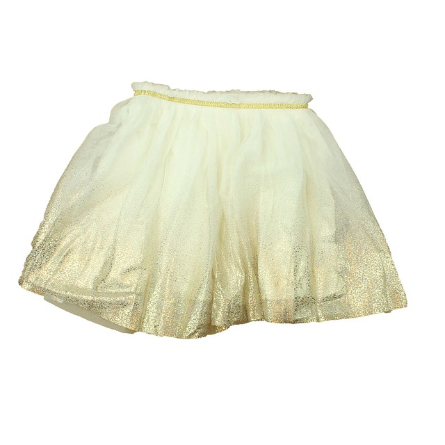 Rockets Of Awesome Ivory | Gold Skirt Big Girl 
