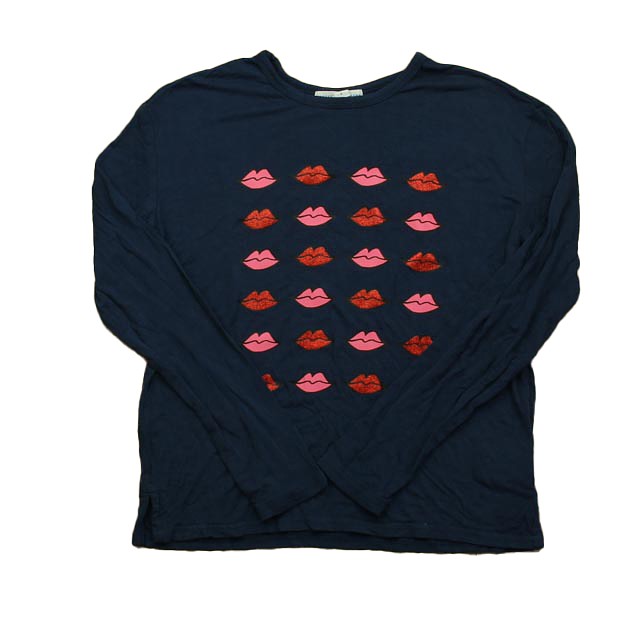 Rockets Of Awesome Navy Lips Long Sleeve T-Shirt 6 Years 