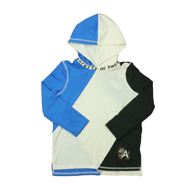 Rockets Of Awesome White | Blue Hoodie 6 Years 