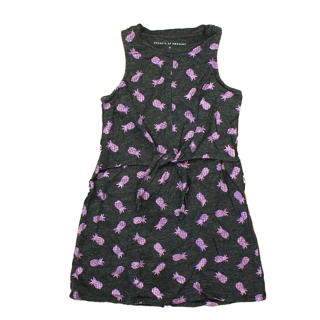 Rockets Of Awesome Grey | Pink | Pineapple Dress 7 Years 