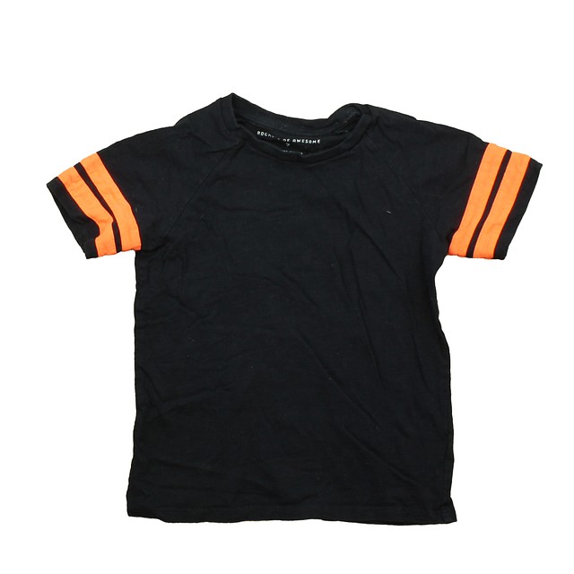 Rockets Of Awesome Navy | Orange | Stripes T-Shirt 7 Years 