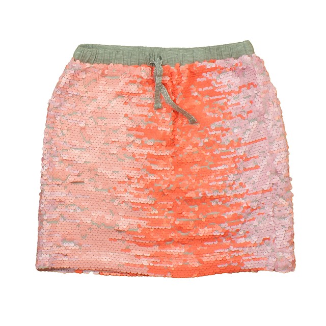 Rockets Of Awesome Pink | Coral | Sequins Skirt Big Girl 