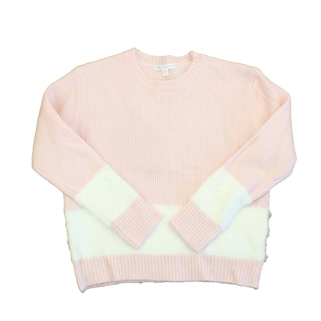 Rockets Of Awesome Pink | White Sweater 7 Years 