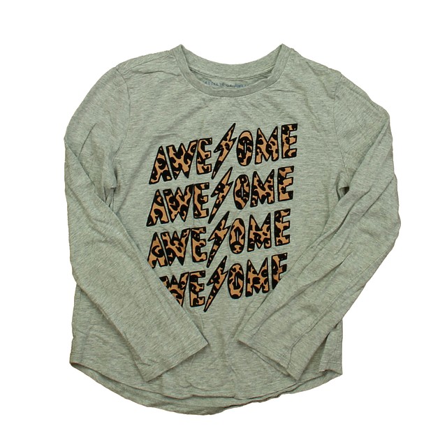 Rockets Of Awesome Gray | Black | Brown Long Sleeve T-Shirt 8 Years 