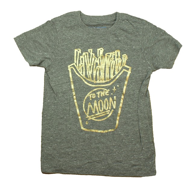 Rockets Of Awesome Grey | Gold | Fry Me to the Moon T-Shirt 8 Years 