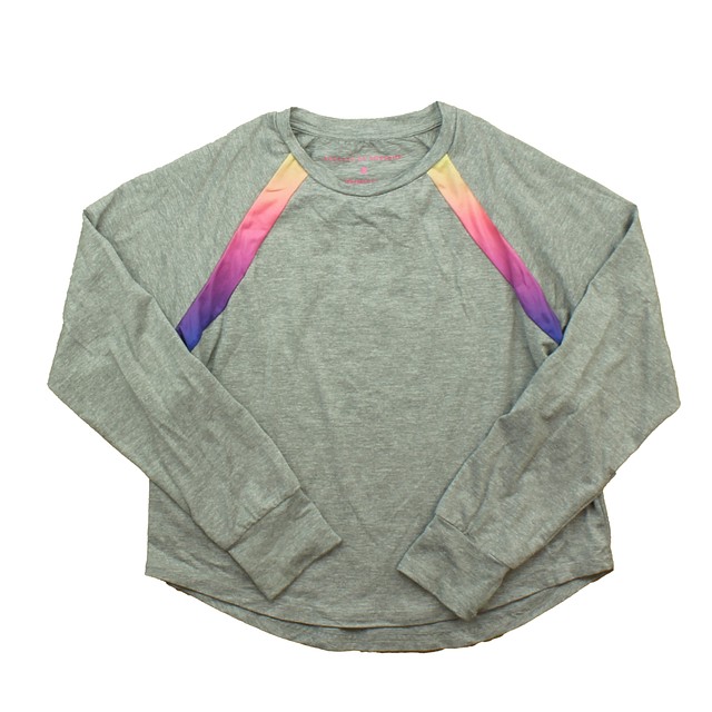 Rockets Of Awesome Grey | Ombre | Stripe Long Sleeve Shirt 8 Years 