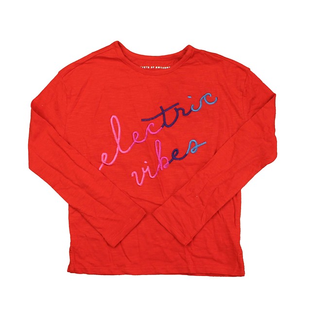 Rockets Of Awesome Red | Pink | Blue Long Sleeve T-Shirt Big Girl 
