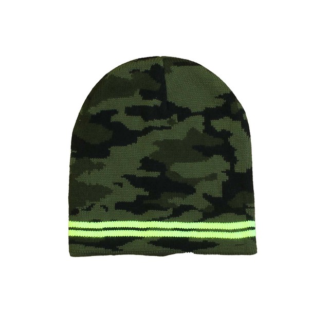 Rockets Of Awesome Green | Camo Winter Hat L 8-10 Years 