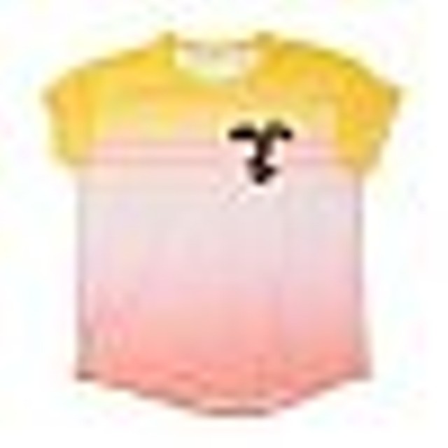 Rockets Of Awesome Yellow | Pink | Ombre Athletic Top Little Girl 