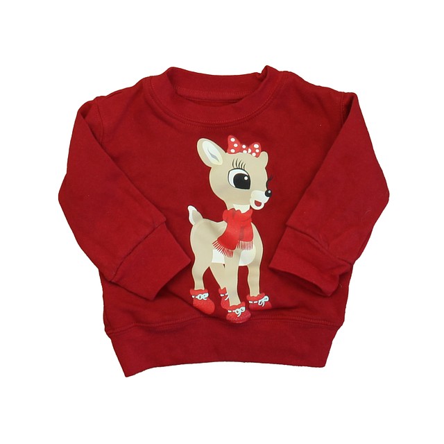 Rudolph Red Reindeer Long Sleeve Shirt 12 Months 