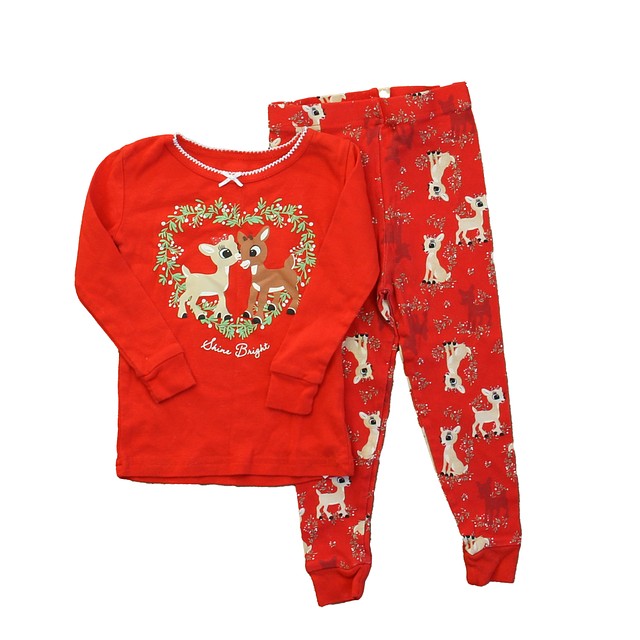 Rudolph 2-pieces Red Reindeer 2-piece Pajamas 24 Months 