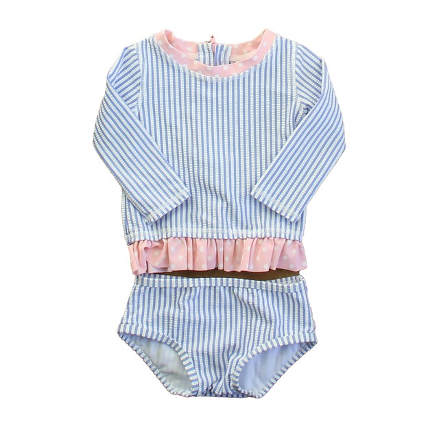 Ruffle Butts 2-pieces Blue | White | Pink 2-piece Swimsuit 6-12 Months 