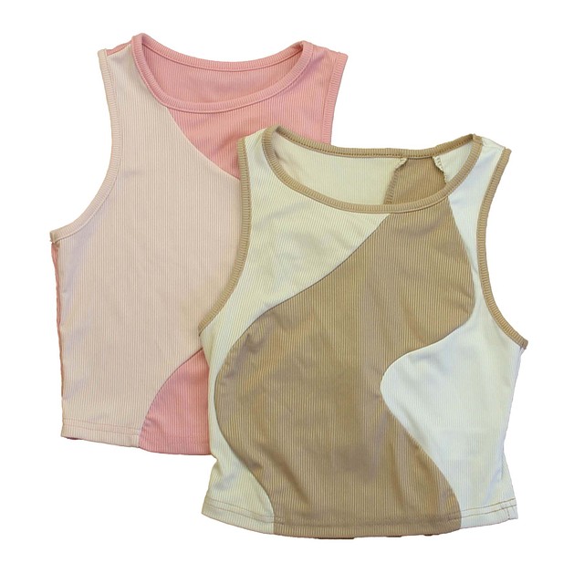 Shein Set of 2 Tank | White | Pink Tank Top Adult Small 