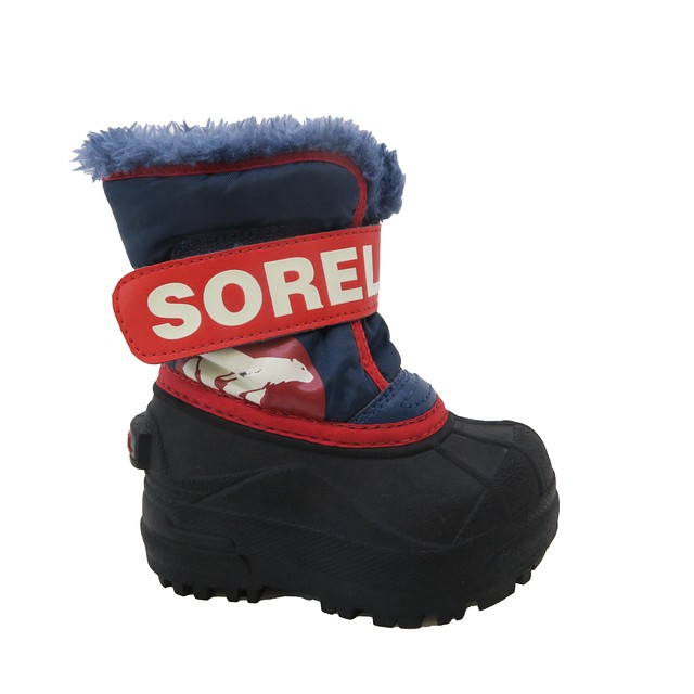 Sorel Blue | Red Boots 5 Toddler 
