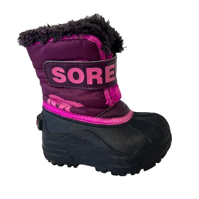 Sorel Purple | Black Boots 6 Toddler 