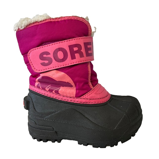Sorel Pink Boots 7 Toddler 