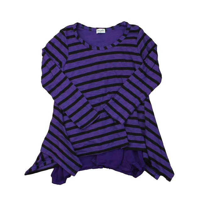 Splendid Purple | Black | Stripes Dress 4-5T 