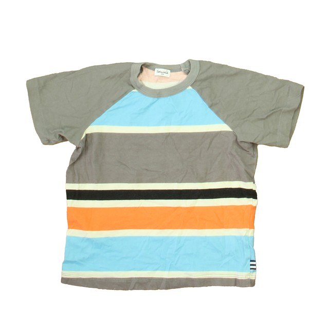 Splendid Gray | Ivory | Blue | Orange Stripe T-Shirt 5-6 Years 
