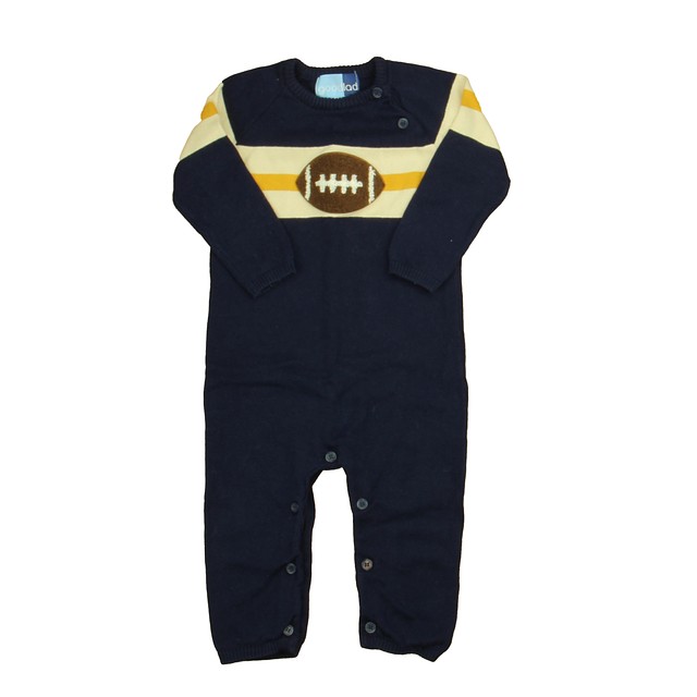 Starting Out Navy Football Long Sleeve Outfit 18 Months 