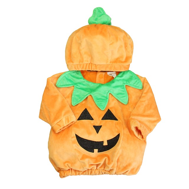 Target 2-pieces Orange Pumpkin Costume 0-6 Months 