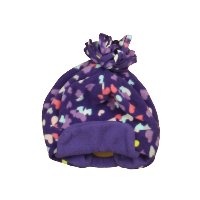 Target Purple Hearts Winter Hat 12-18 Months 