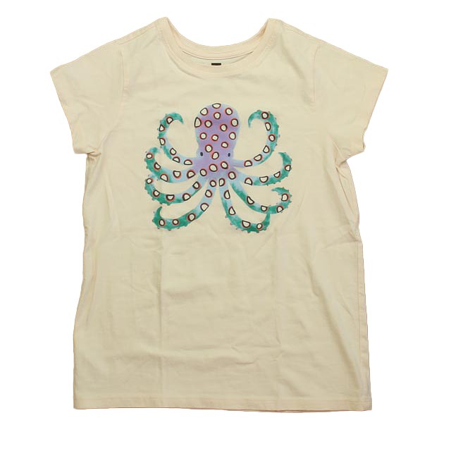 Tea Pink Octopus T-Shirt 10 Years 