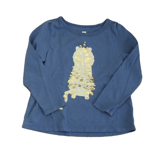 Tea Blue | Gold Cat Long Sleeve T-Shirt 18-24 Months 