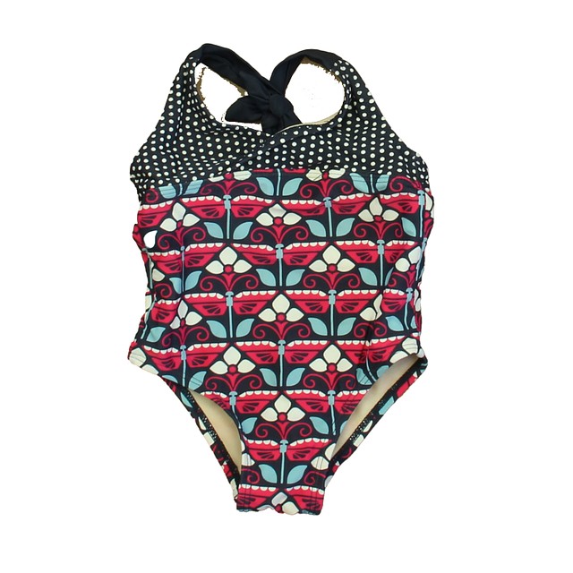 Tea Navy | Pink 1-piece Swimsuit 2T 