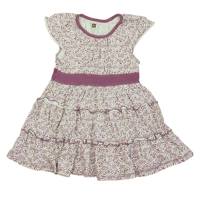 Tea Purple | White Dress 2T 