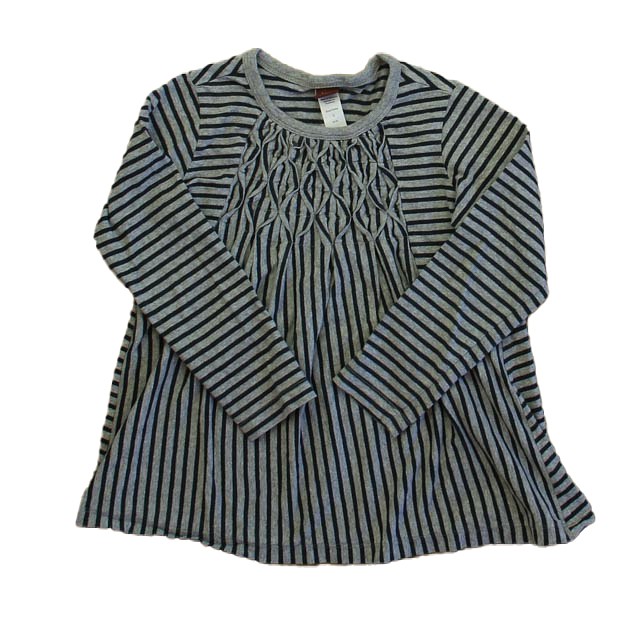 Tea Gray | Navy Stripe Long Sleeve T-Shirt 4-5T 