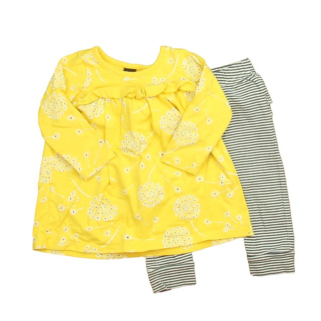 Tea 2-pieces Yellow | Navy| White Apparel Sets 6-9 Months 