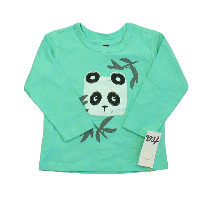Tea Turquoise Panda Long Sleeve T-Shirt 9-12 Months 