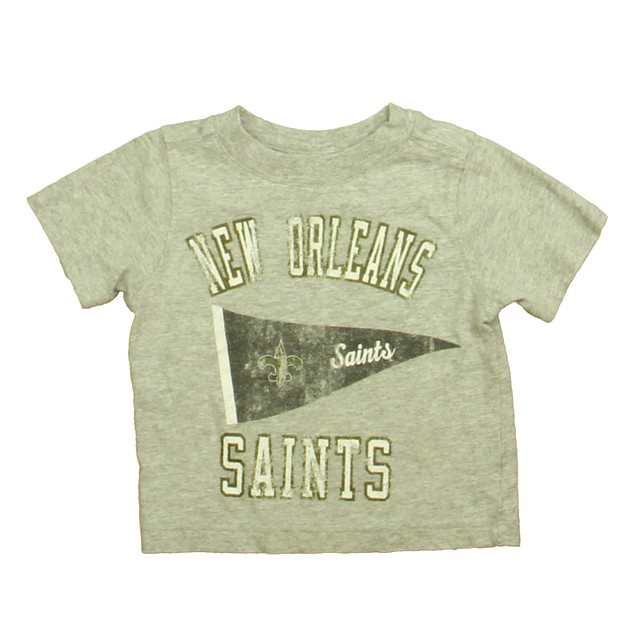 Team Apparel Gray New Orlean Saints T-Shirt 6-12 Months 