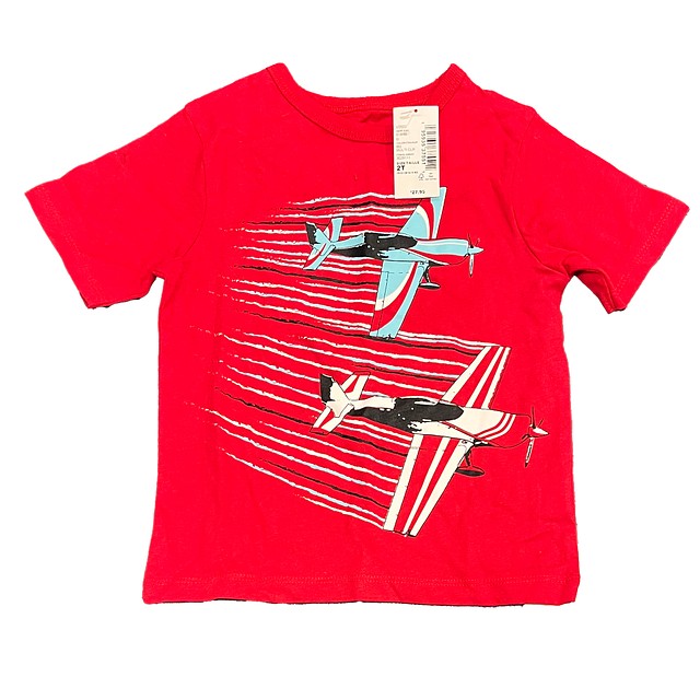 The Children's Place Red | Blue Airplanes T-Shirt 2T 