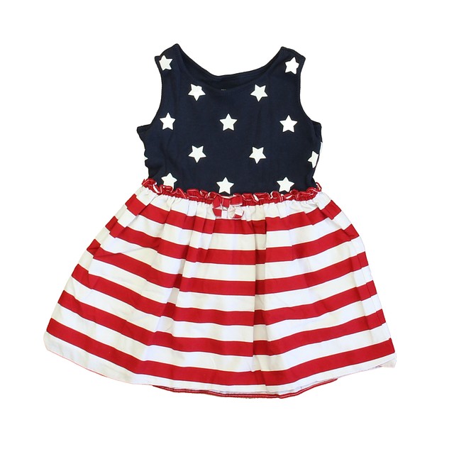 The Children's Place Red | White | Blue Dress 2T 