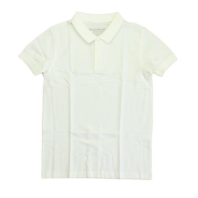 The Good Day Lab White Polo Shirt 8-9 Years 