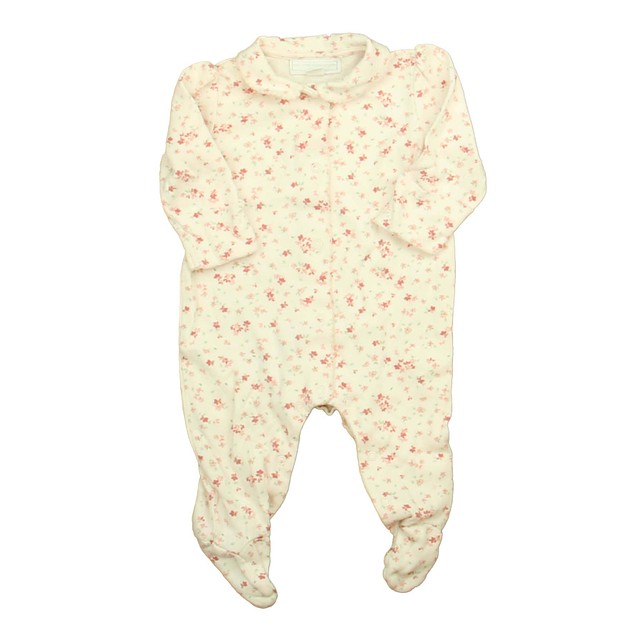 The Litte White Company Pink Floral Long Sleeve Outfit 0-3 Months 