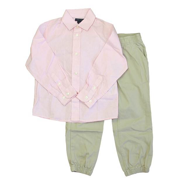 Tommy Hilfiger 2-pieces Pink | Khaki Apparel Sets 4T 