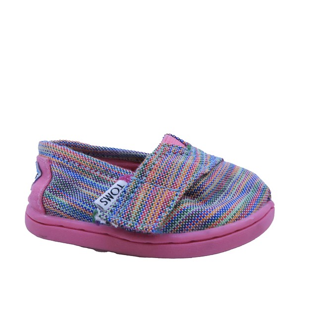 Toms Pink | Blue Shoes 4 Infant 