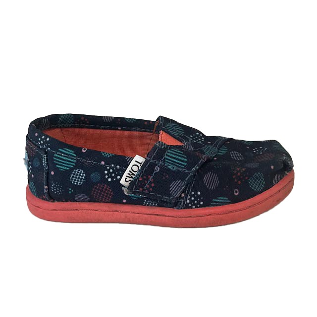 Tom's Blue | Coral Shoes 6 Toddler 