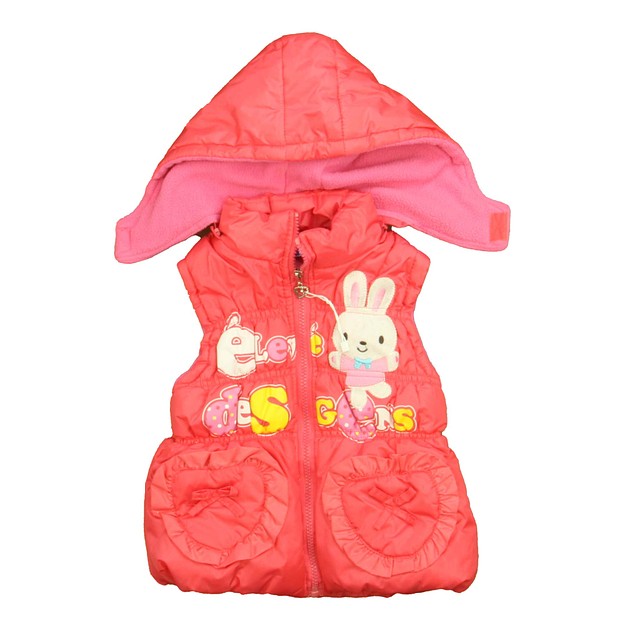 T.Youxins Pink Bunny Vest 3T 